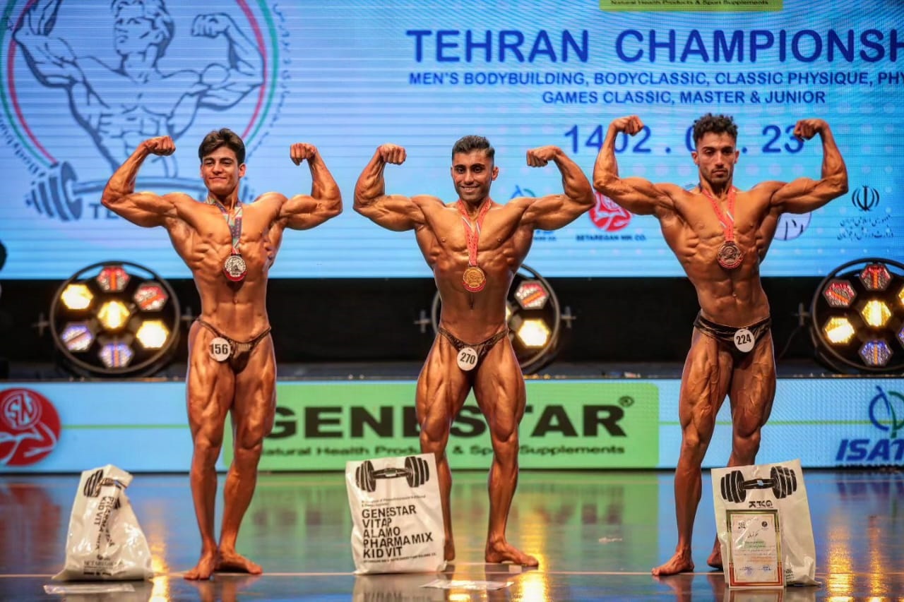 نتایج رقابت های بادی کلاسیک مسابقات پرورش اندام استان تهران مشخص شد