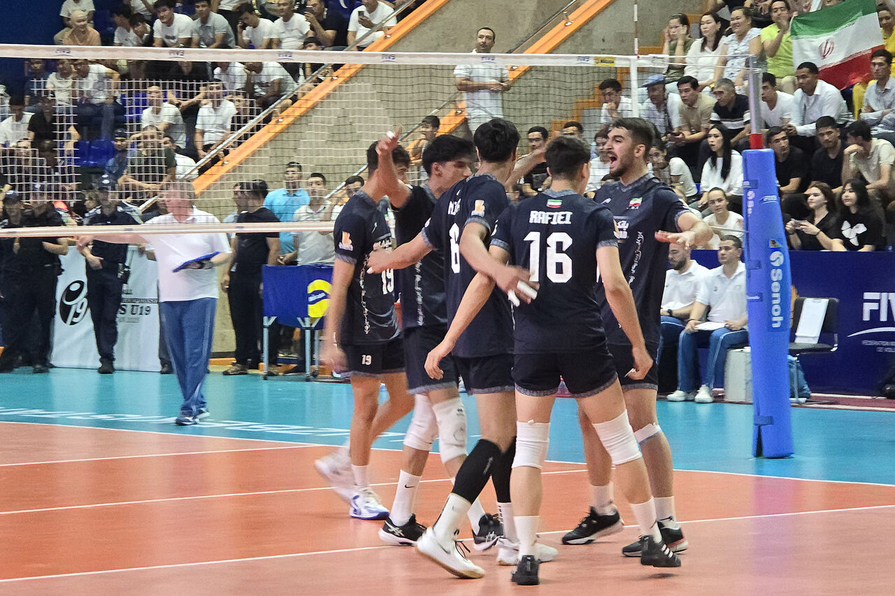 ایران قهرمان والیبال نوجوانان آسیای مرکزی