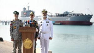 رونمایی از پایگاه شناوری کردستان و الحاق ناوشکن “سهند” به ناوگان جنوب | تاکید بر قدرت دریایی ایران